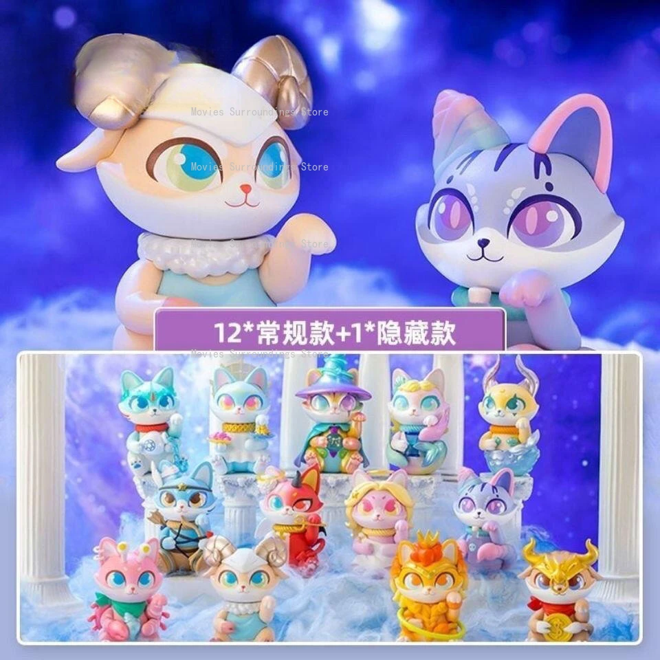 

Original Cassy Cat Constellation Series Mystery Blind Box Model Toy Anime Action Figure Girl Collectible Kid Toys Birthday Gift