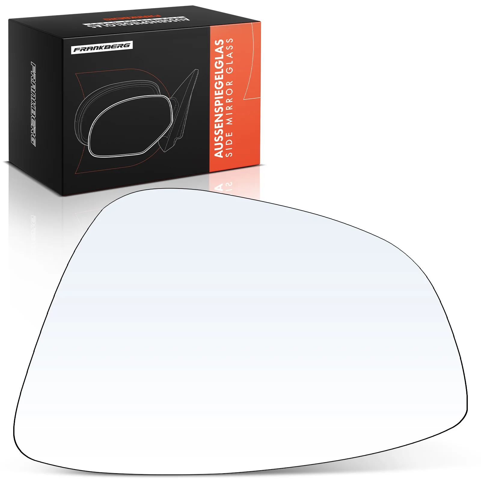 Frankberg 1x Spiegelglas Buitenspiegel Spiegel Links voor VW Passat Variant CC 365 Scirocco 137 138 3C8857521B