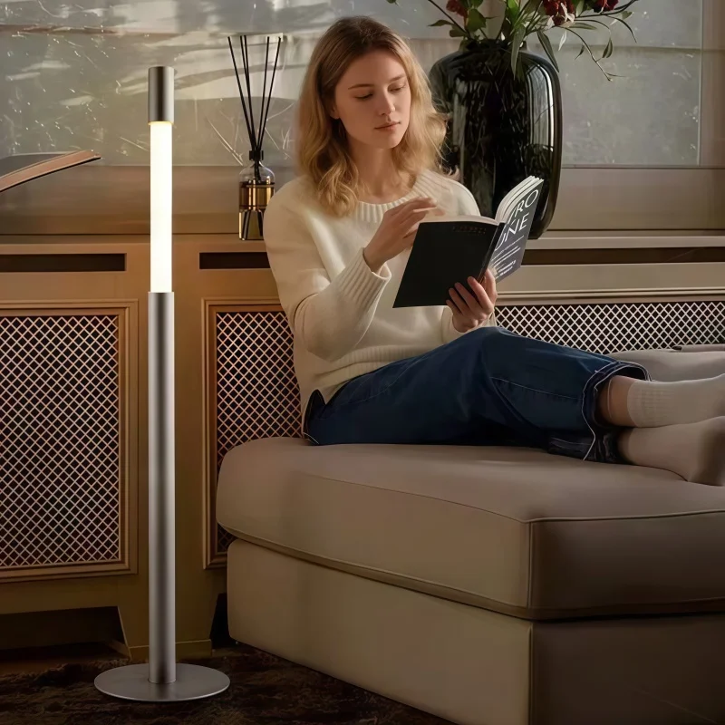 

LED Italy Designer Minimalist Lifting Touch Vertical Floor-standing Lamp for Bedroom Study Living Room Sofa Modern Home
