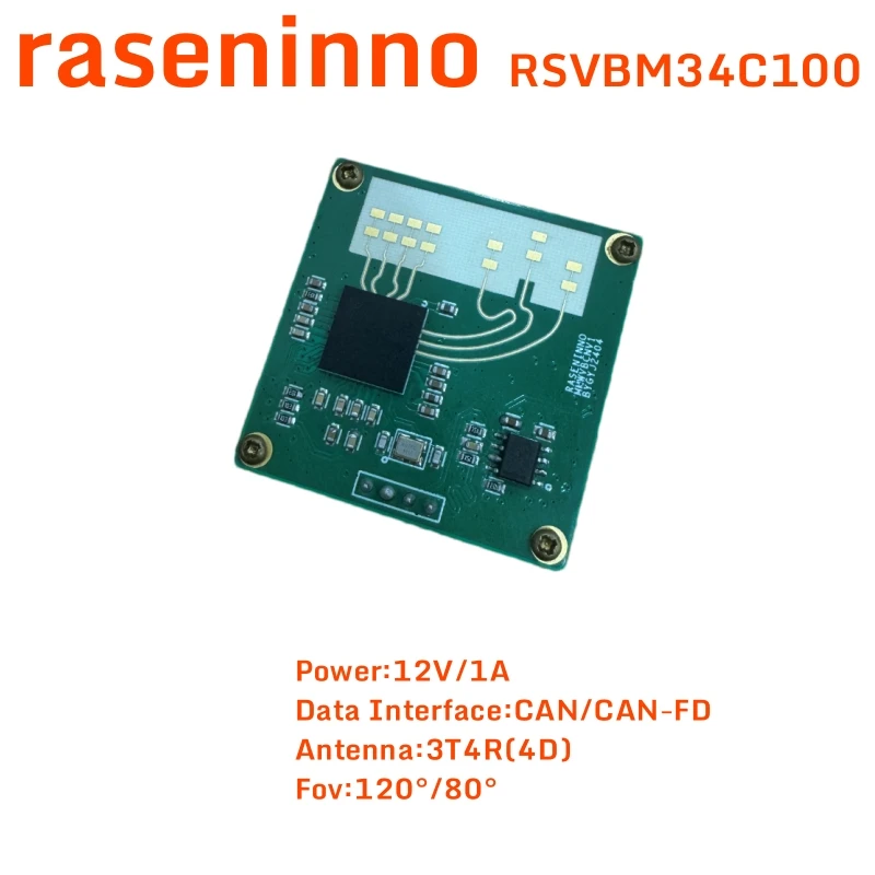 raseninno mmWave radar sensor module RSVBM34C100 4D People Presence Motion and Tracking Smart Life Home Automation TI's 57~64GHz