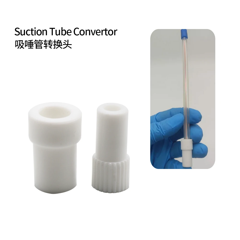 10Pcs Dental Disposable Surgical Suction Tips  Suction Tube Convertor French Elbow Straws Long Slim Type Dental Clinic Tools