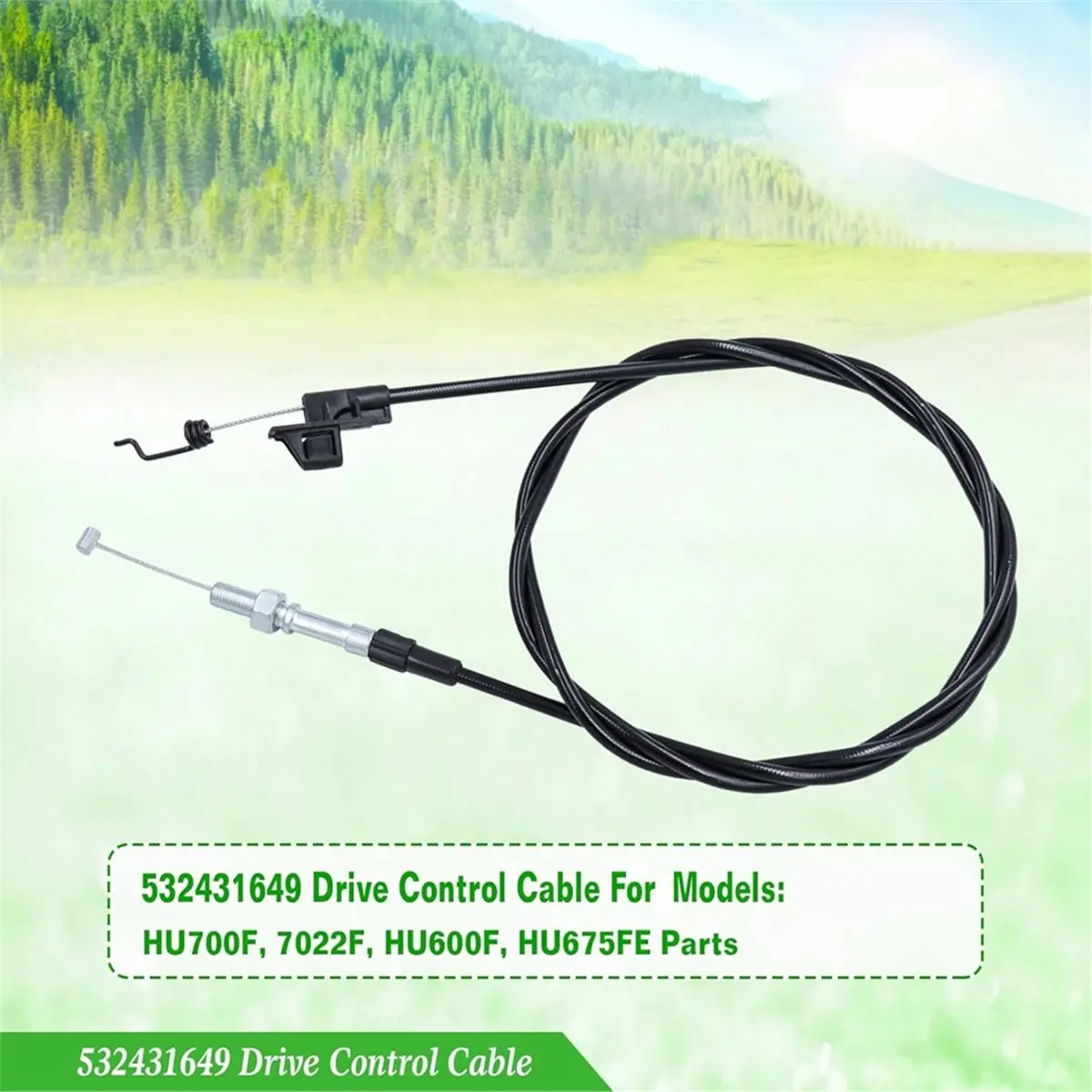 【50% OFF】532431649 Drive Control Cable for HU700F, 7022F, HU600F, HU675FE, 7022F Parts, Replace 431649, 583471701 Cable