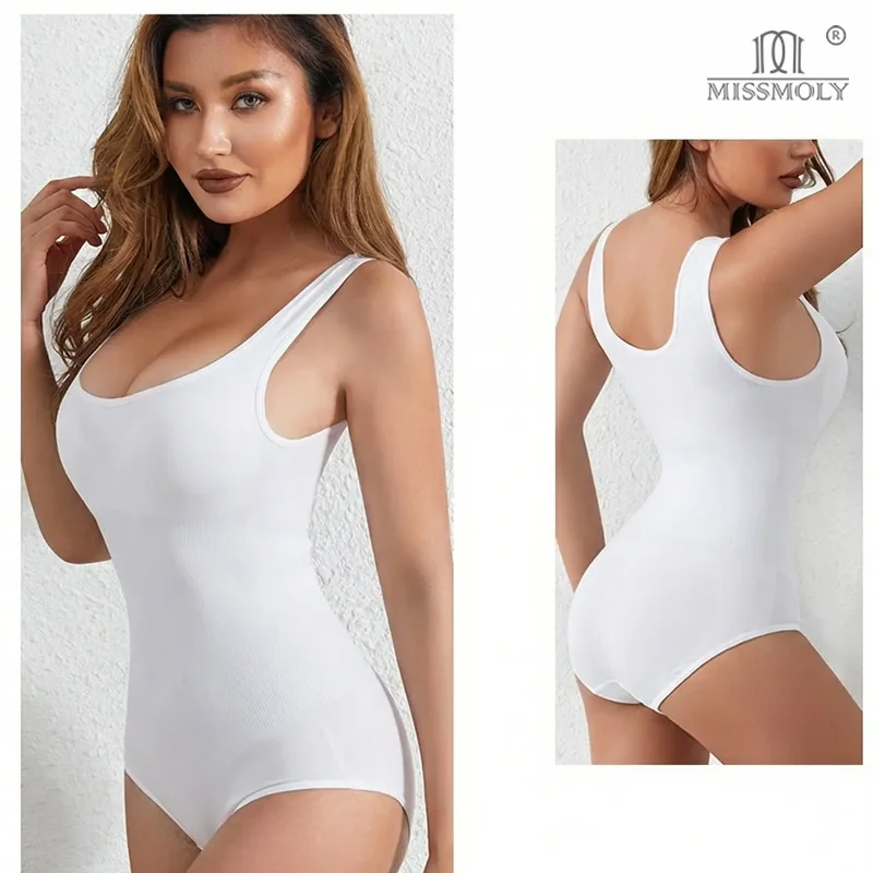 Shapewear Bodysuit Firm - Miss Moly Damen Sexy Bodysuit mit