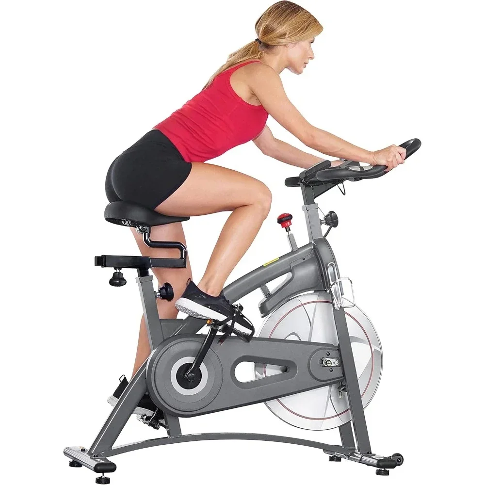 Exercise Bike Premium Magnetic Resistance Interactive Indoor Cycling,Comfortable Adjustable Seat,Optional Bluetooth Connectivity