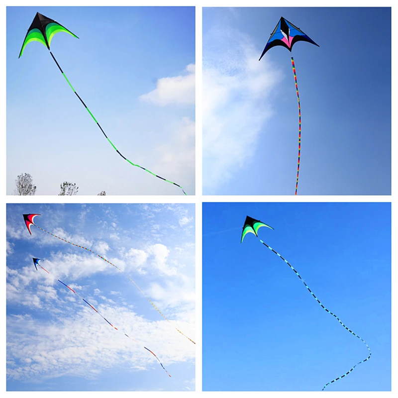 Frete grátis grandes caudas de pipa voando pipa windsocks pipas arco-íris cauda pipa para crianças torção voar vento meia bandeira pipa profissional