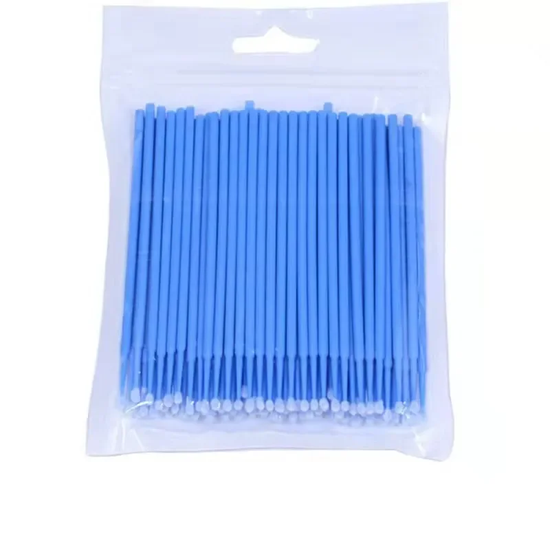 New 100/50/5pcs/bag Disposable Grafting mini cotton Swabs Eyelashes Cotton Swabs Micro Brushes Eyelashes Extension Make Up Tools
