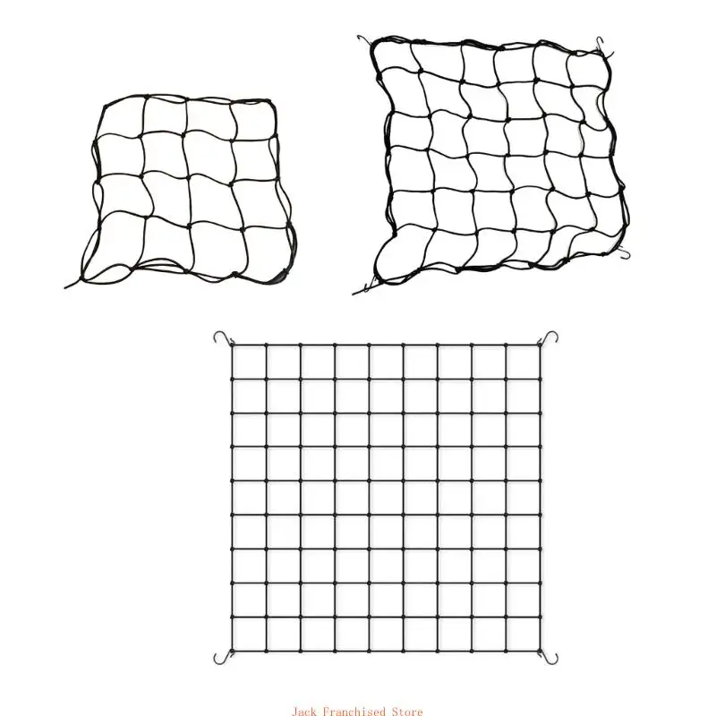 

Elastic Trellis Net for Plant Net with Hook Flexible Hydroponics Support