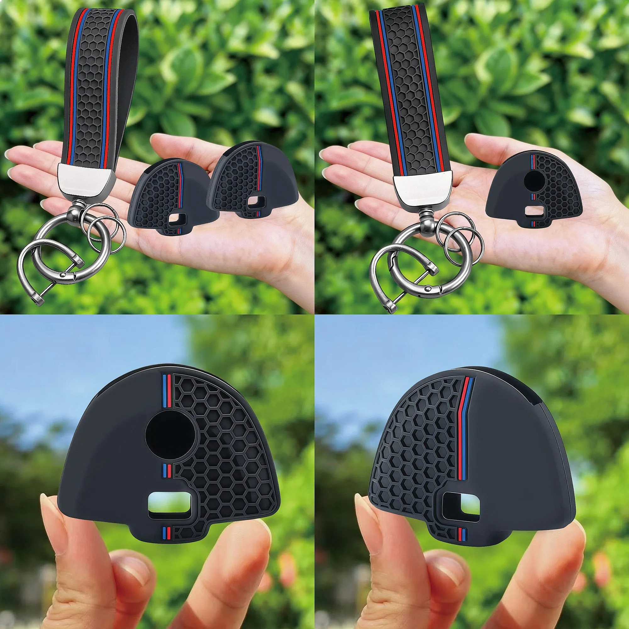 Silicone Key Fob Cover Case Shell For BMW S1000R R1200GS LC ADV R1200RT F700GS F800GS Remote Key Cover