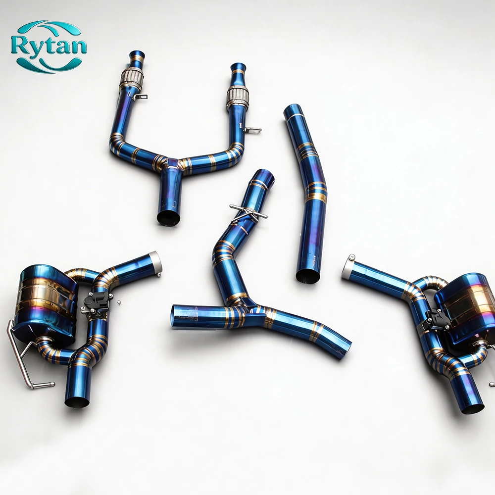 Rytan Valved High Quality Stainless Steel Valvetronic Exhaust Pipe System Catback for  W205 C43 C400 C450