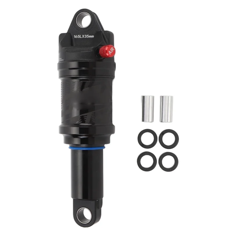 

Задний амортизатор MR2 с отскоком воздуха, ход 35 мм, длина 165 мм, задний амортизатор давления воздуха из алюминиевого сплава с втулкой 24 мм 165x35 мм