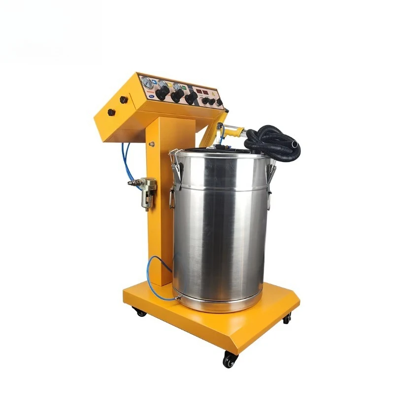 The newly designed new type of motor painting system 300-400g/min powder coating equipment is used for PLC cores on steel