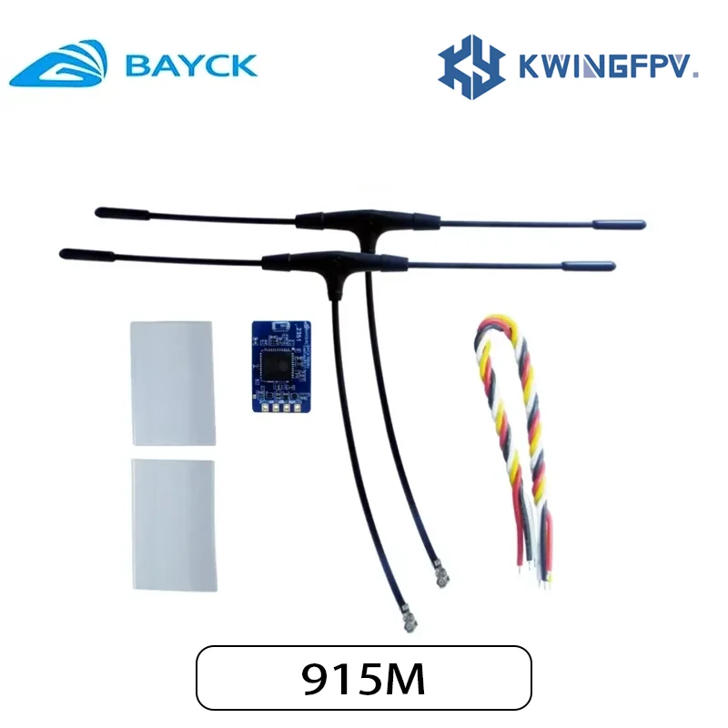 BAYCK 915MHz Dual Core RX ELRS 915 Diversity Receiver Dual Antenna Support CRSF/SBUS For FPV Quadcopter Drone RC