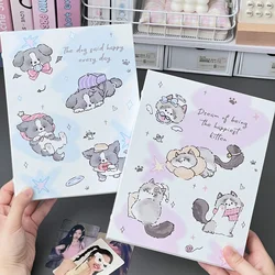 IFFVGX Puppy A5 Binder Photocard Holder Kpop Idol Photo Album Kawaii Cat Photocards Collect Book Album for Photographs 포토카드 포장용품