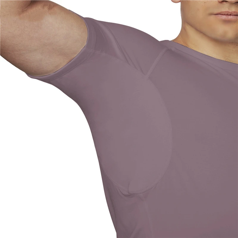 Stop The Embarrassing Problem Of Marks, And Excessive Sweating Armpit Sweatproof Barrier Undershirt T Shirt