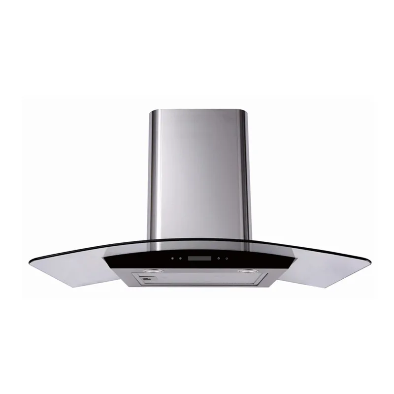 شفاط طباخ زجاجي منحني بطول 70 سم للمطبخ