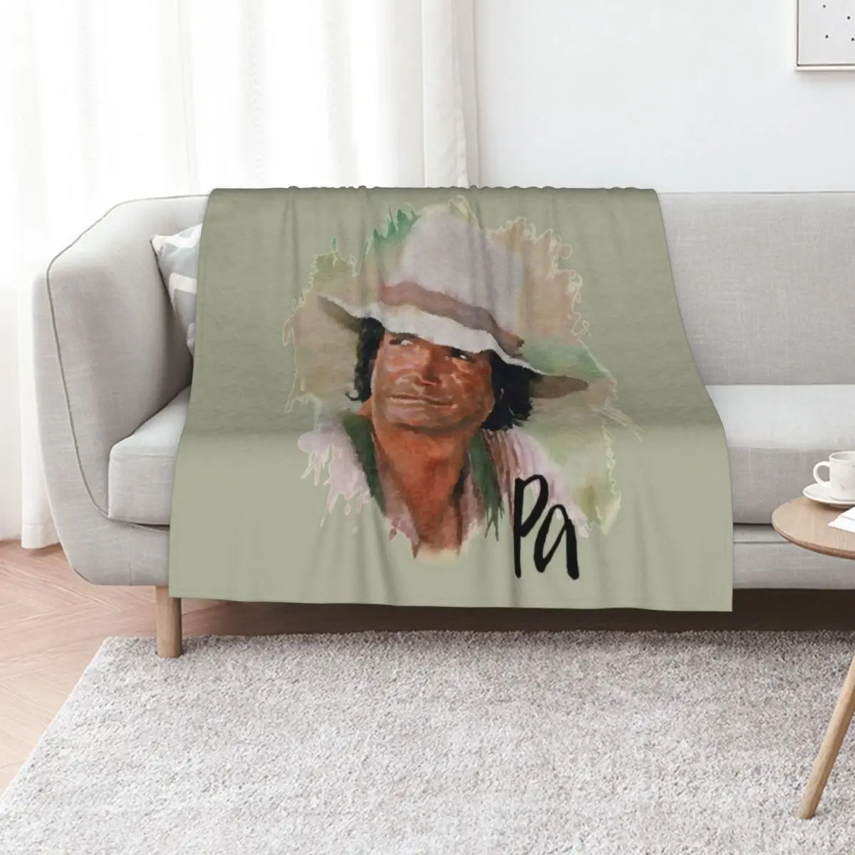 Pa Ingalls Little House on the Prairie Throw Blanket blankets ands Loose Picnic Furrys For Decorative Sofa Blankets