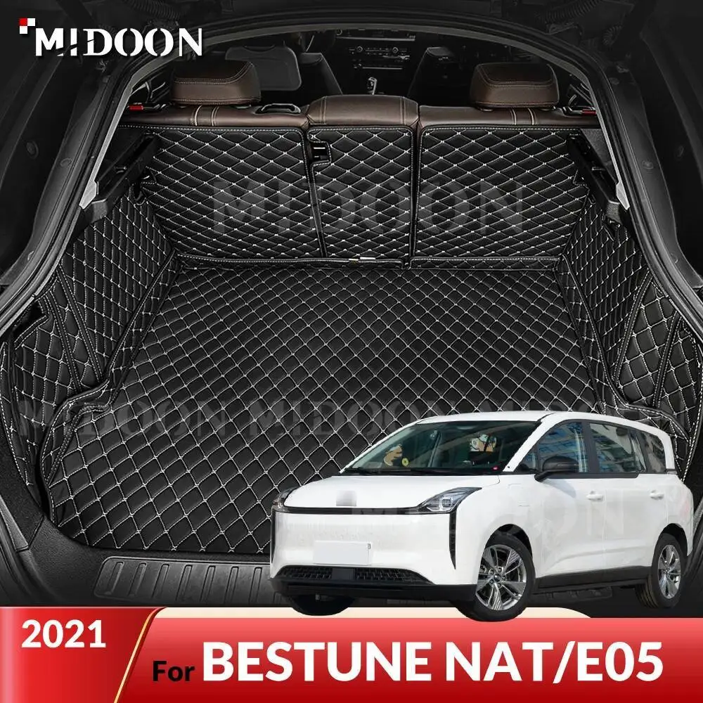 

MIDOON для BESTUNE NAT/E05 2021, автомобильный коврик с полным покрытием, коврик для багажника, автомобильный защитный коврик, грузовой вкладыш, аксессуары для интерьера