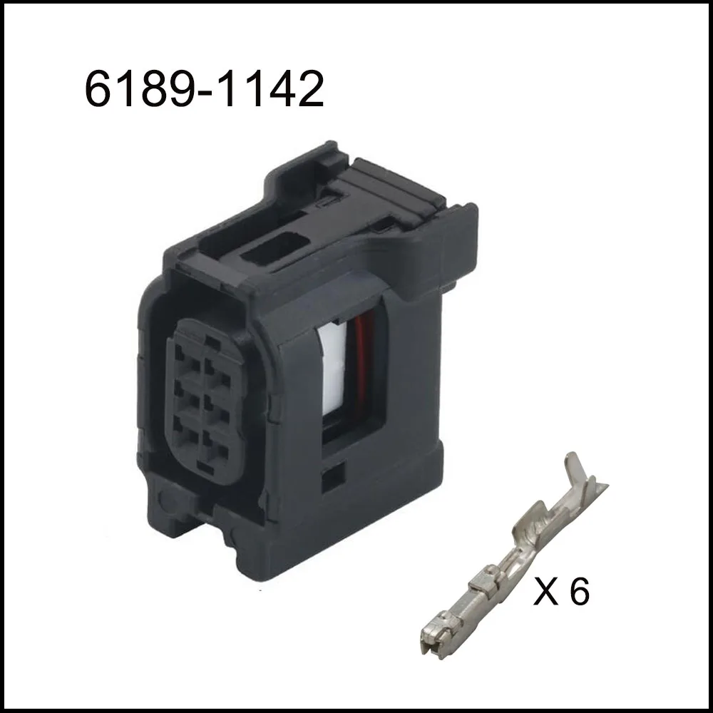 100SET 6189-1142 6188-0706 auto Waterproof cable connector 6 pin automotive Plug famale male socket Includes terminal seal