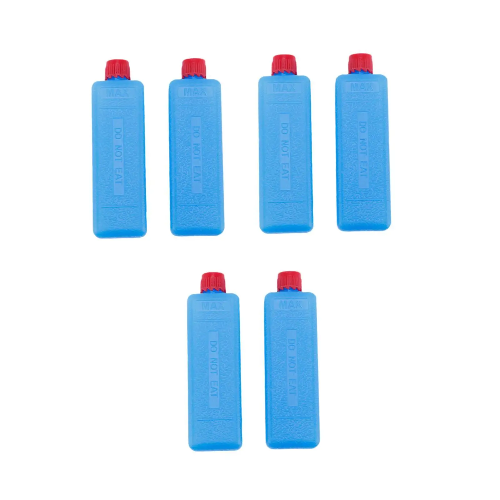 6 Pieces Ice Blocks Efficient PETG Ice Brick Pack for Family Travel Hiking