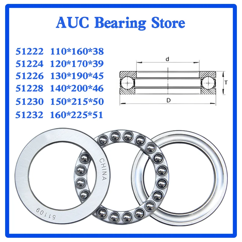 plain bearing 51222 51224 51226 51228 51230 51232 Precision Steel for Industrial Use