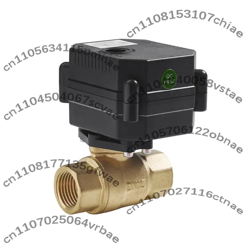 RS485 wired remote transmission miniature electric ball valve Angle control valve supports Modbus