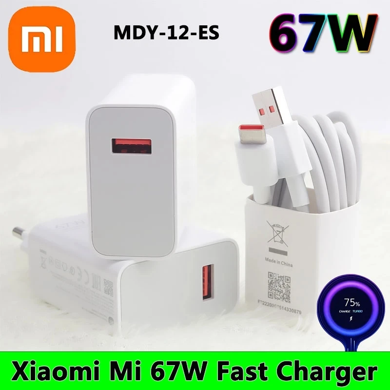 

Original Xiaomi 67w Charger Turbo Fast Charge Adapter 6A Cable Xiaomi 13 Poco X3 GT Fast Charge Type C Cable Mi 11 Pro Ultra 12x