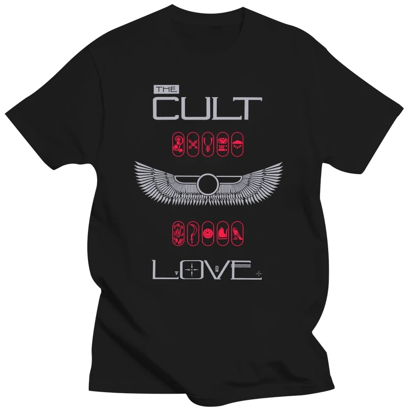 The Cult Love Album Band T Shirt DMN Vintage Black