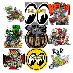 Rat Fink Decals Moon Equipped Rat Fink Rat Rod Old School Hot Rod Graffiti Stickers New Arrivals Rat Fink Stickers Accessories