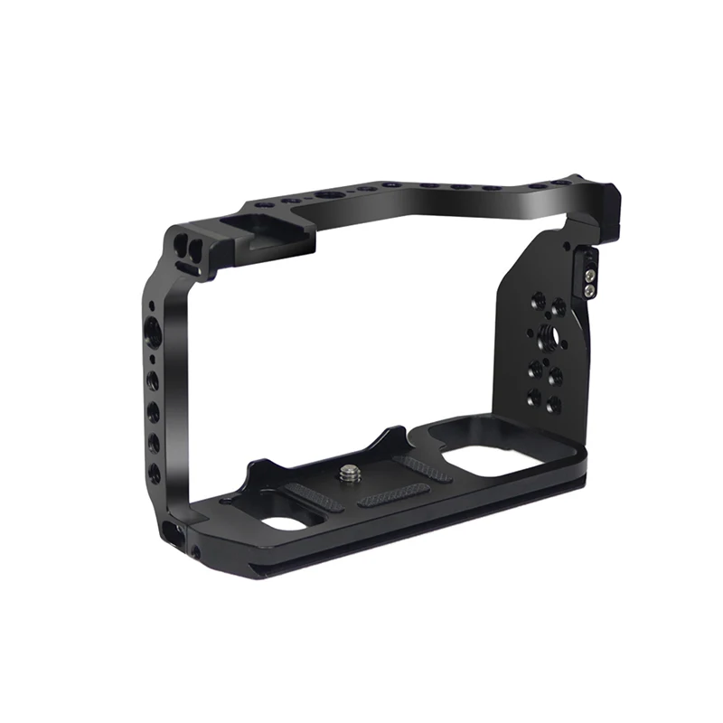 BGNing A7C2 A7CII A7CR Schnellwechselplatte L-Halterung Holzgriff Vollständige Abdeckung Kamerakäfig für Sony A7C SLR Handgriffhalter – Detail 22