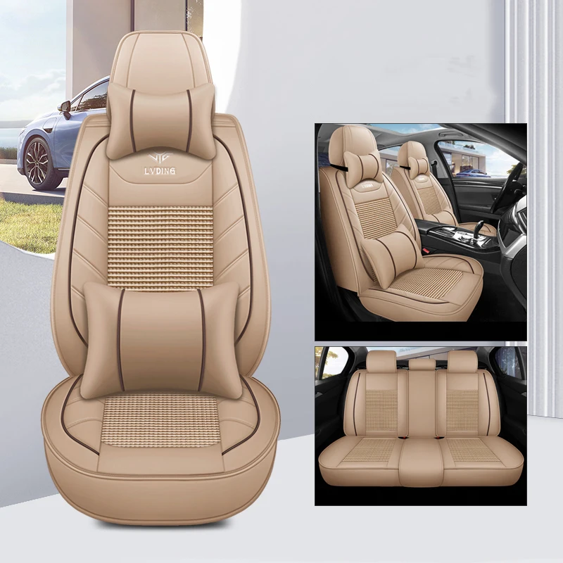 

Универсальные чехлы на автомобильные сиденья для Nissan Kicks Navara D40 Versa Juke Rouge Honda Accord 7 8, дышащие аксессуары для салона автомобиля