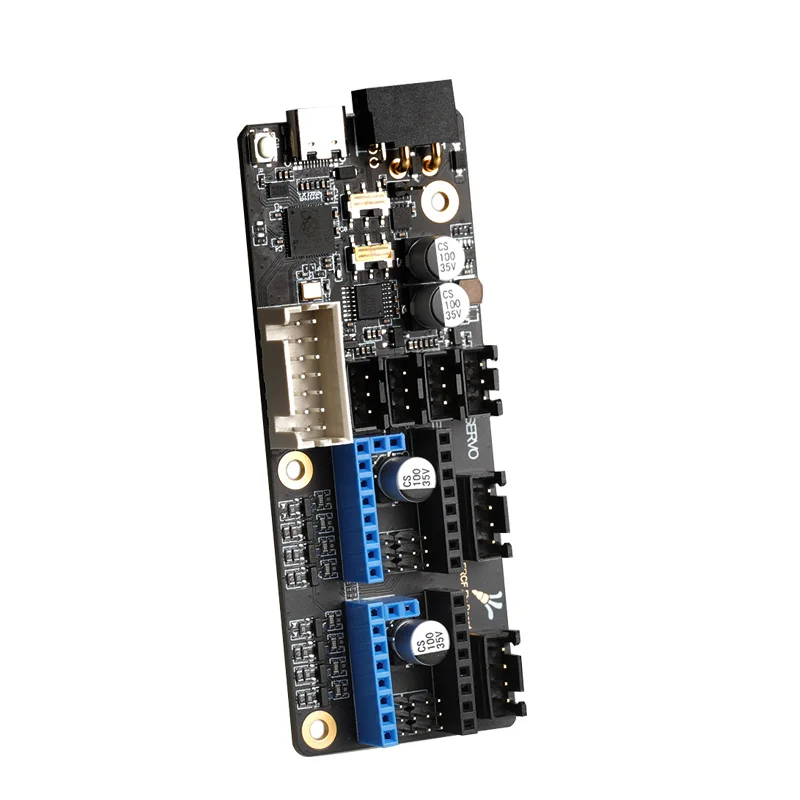 Imagem -05 - Fly Ercf Easy v2 Board Suporta 5v e até 12 Canais Coelho Enfurecido Alimentador de Cenoura para Voron Klipper Can Usb Rs23