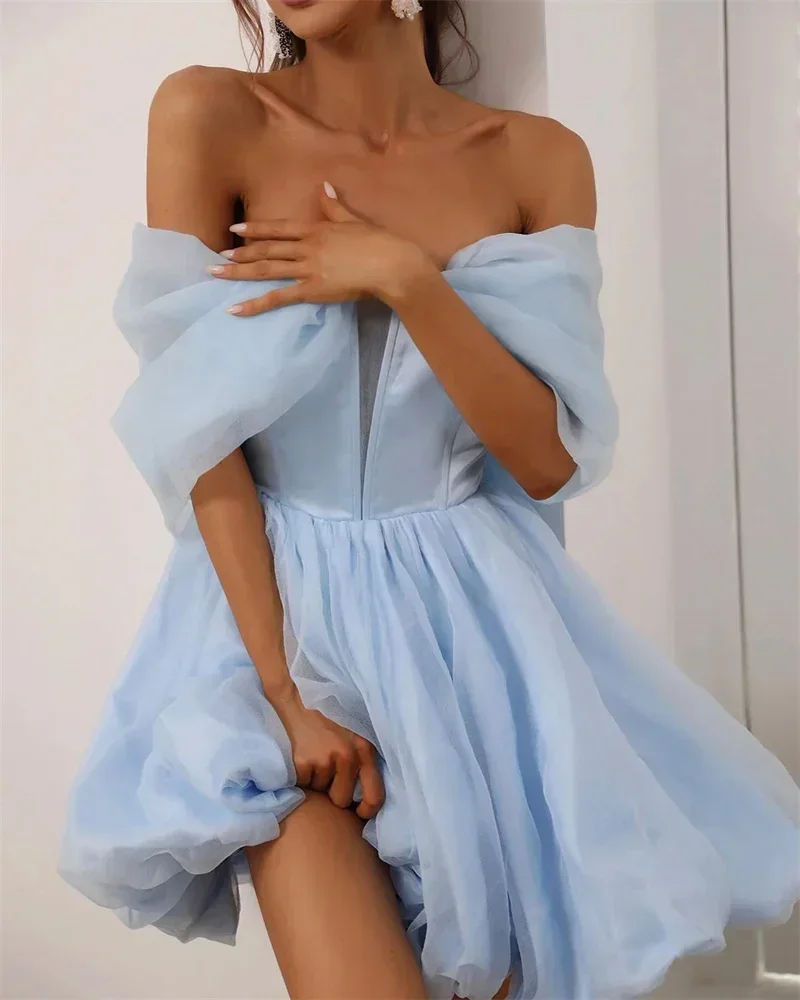 ショートプロムパーティーホームカミングカクテルイブニングドレスボールガウンシックでエレガントな女性のドレス女性のための新しいドレスカスタマイズ