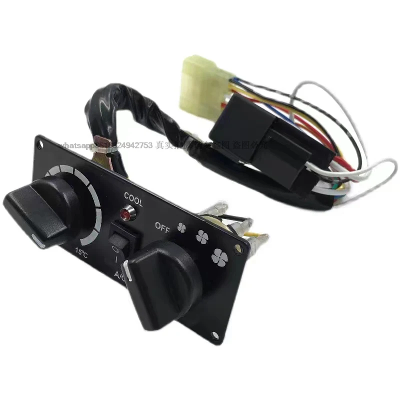 

For Longgong LG60 Liugong LG60 for Sany SY60 65 Air Conditioning Panel Controller Switch 12V Excavator Parts