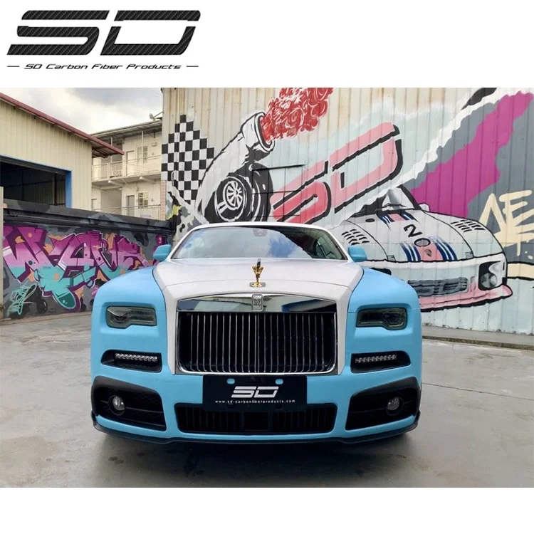 قطع غيار السيارات لـ Rolls-Royce Wraith Body Kit Wraith ترقية طقم هيكل المصد الأمامي والخلفي طراز MSY