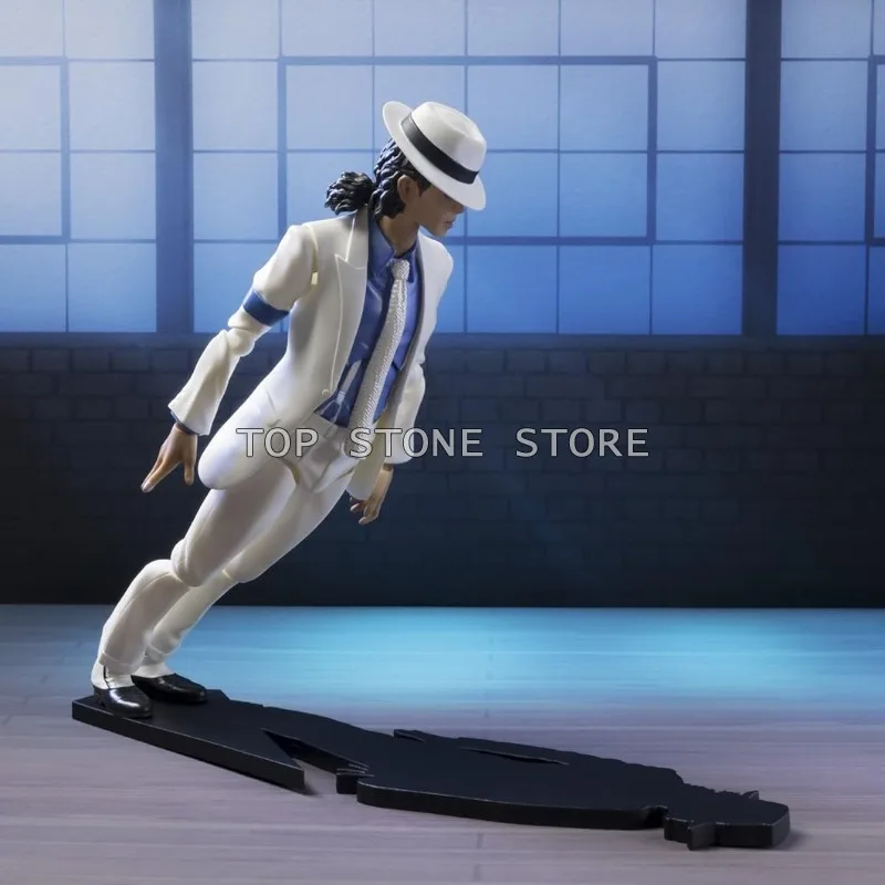 SHF Michael Jackson Action Figure Smooth Criminal Moonwalk Jackson Figures 16cm PVC Collection Movable Figurine Model Toys
