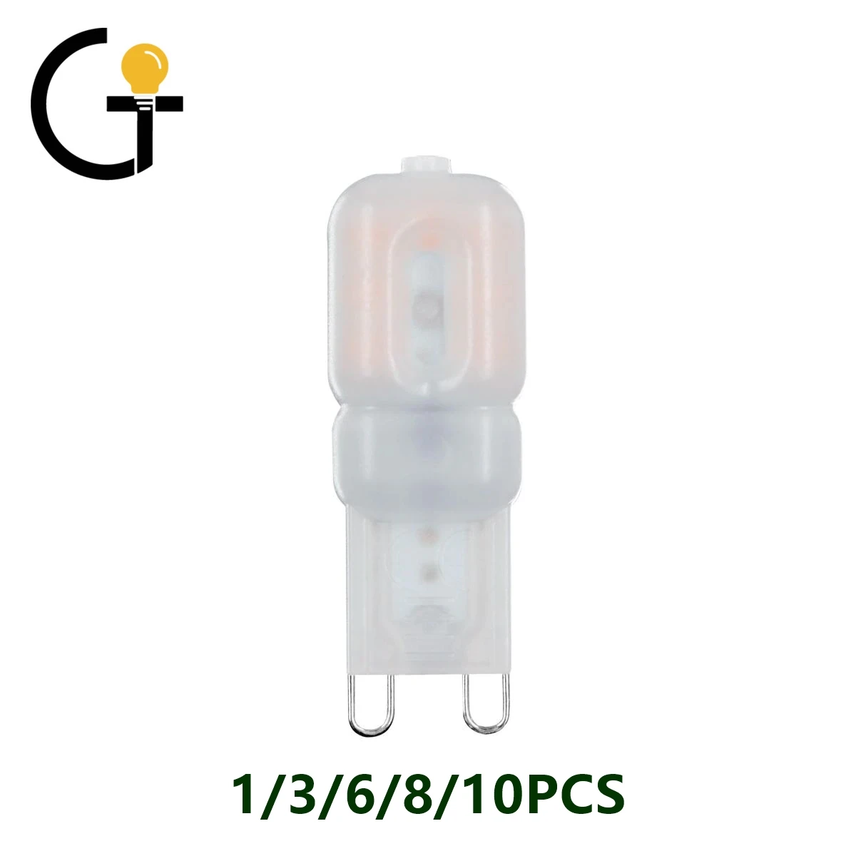 1-10PCS LED BULB G9 2.5w With Pc Cover 230v 3000K/6000K Smd2835 Lamp Light Spotlight Chandelier Lighting Replace Halogen Lamp