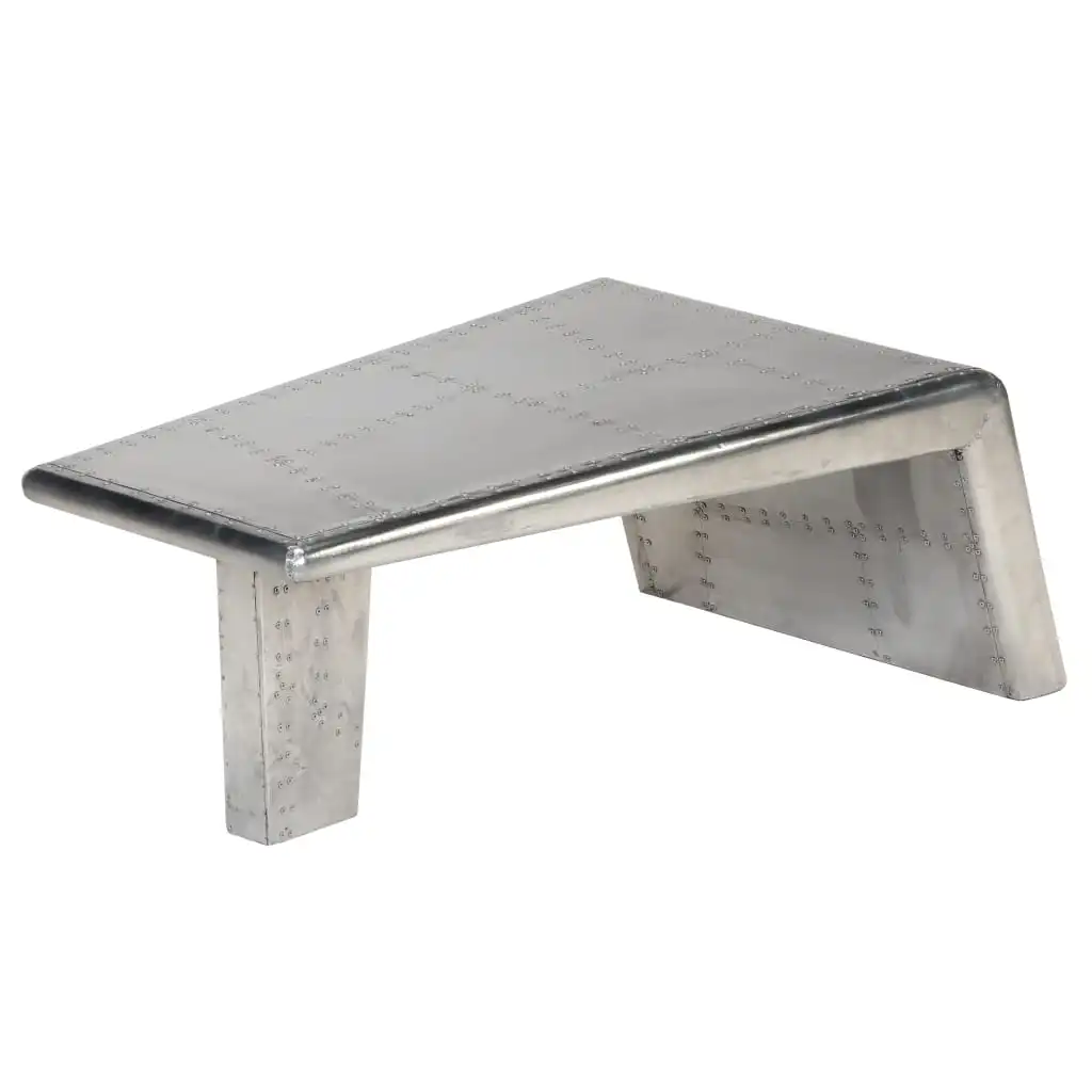 Table basse moderne en Aluminium Style avion