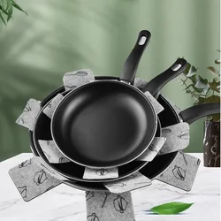 3pcs Non Woven Heat-resistant Mats Pads Heat-insulating Cloth Pot German Non Stick Pon Protective Kitchen Bowls Plates Felt