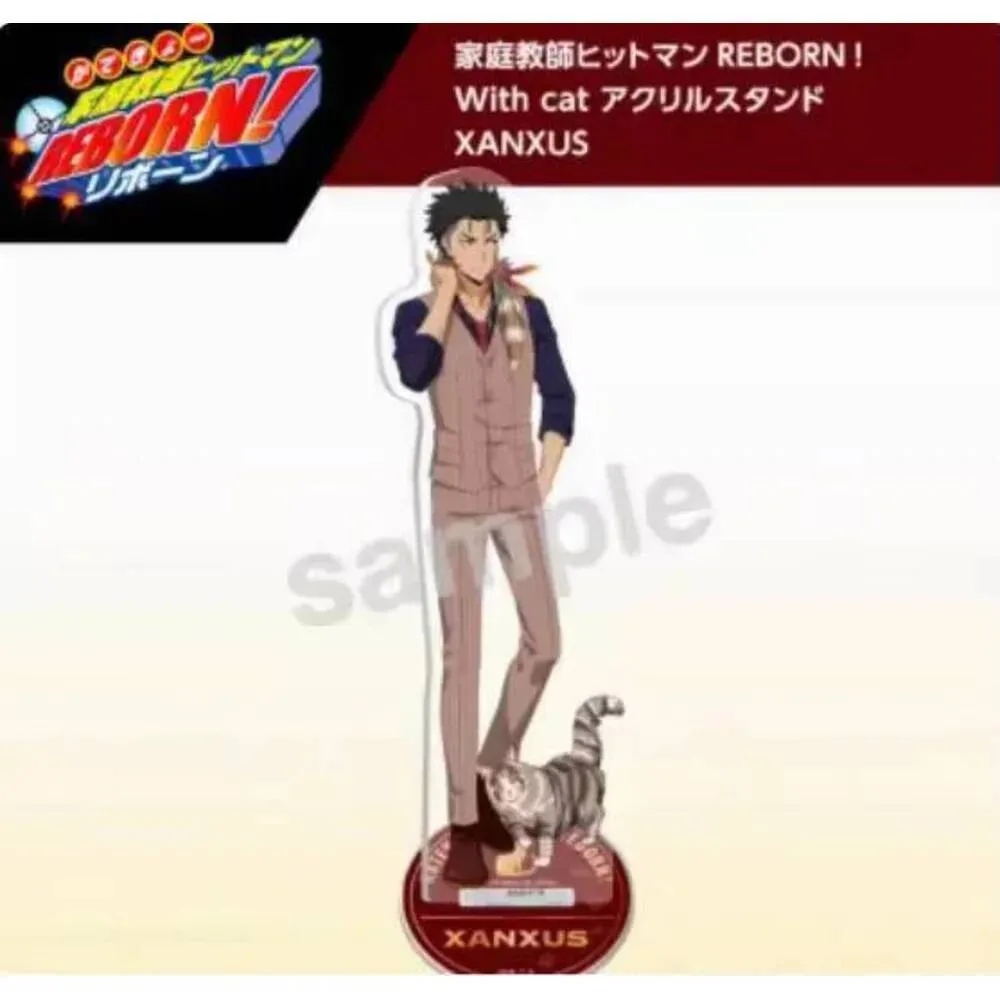 

Аниме Косплей Коллекция Настольный Декор HITMAN REBORN Sawada Tsunayoshi Gokudera Hayato Стенд Фигурка Акриловая Модель Пластина