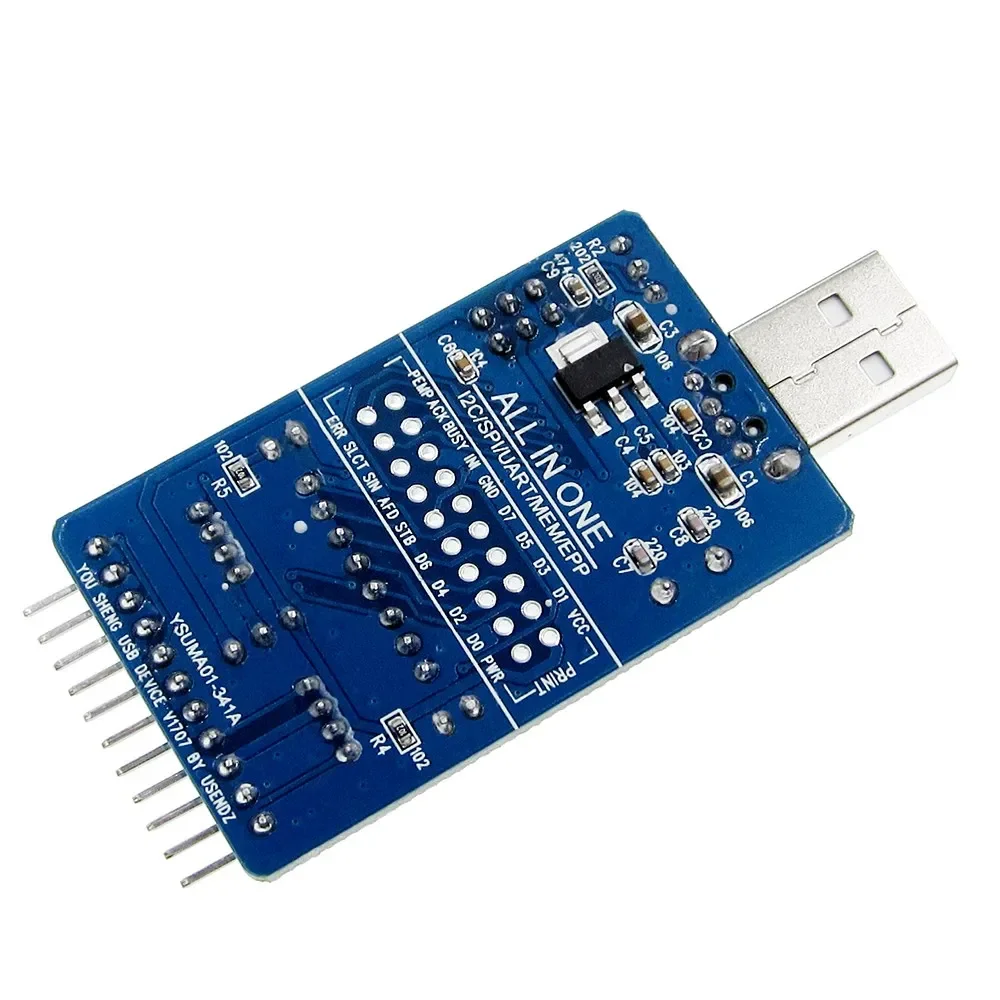 CH341A USB to SPI I2C IIC UART TTL ISP Serial Adapter Module EPP/MEM Converter For Serial Brush Debugging RS232 RS485