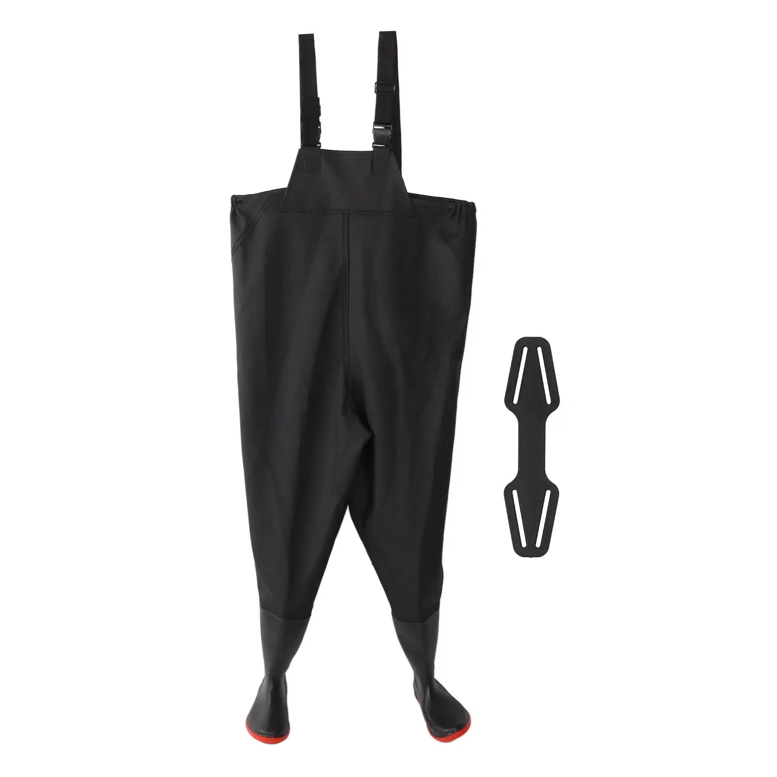 

Flexible Waterproof Fishing Wader Pants Thick Absorbent Durable Comfortable with Fixing Clip for fishery Activities