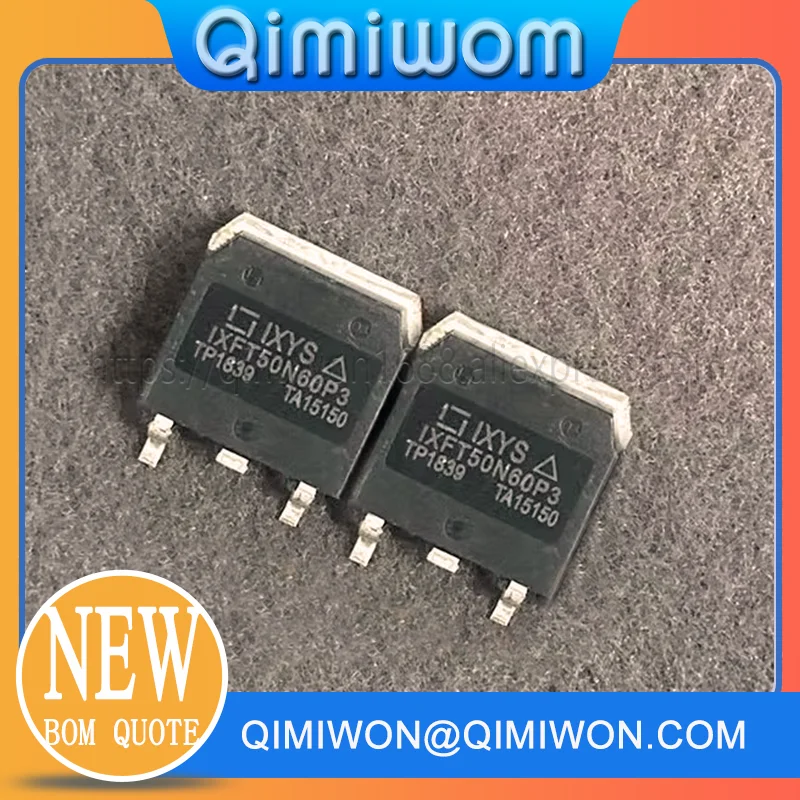 2-5PCS IXFT50N60P3 IXFT50N60P3TRL IXFT50N60P TO-268 50A 600V MOSFET MOS IGBT New  Transistor