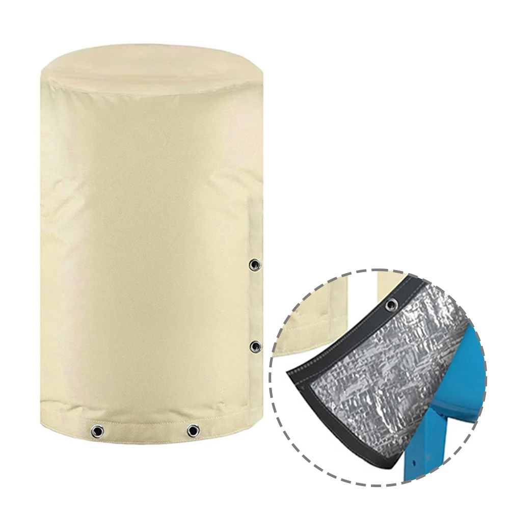 Water Tank Cover with 5Layer Insulation Aluminum Foil and Sponge for Antifreeze Protection Secure Fit Sizes 40cm 86cm 50cm 86cm