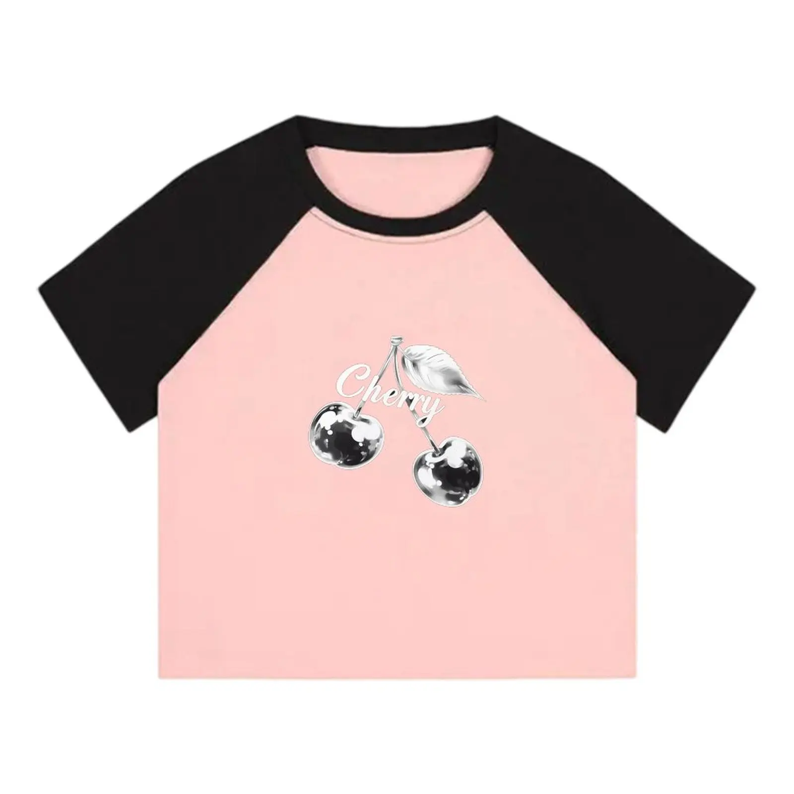 

Comfortable Wear Korean Fruit Print Beach Vacation Cotton Blend Daily Casual Wear Fruit Graphic Regular Length