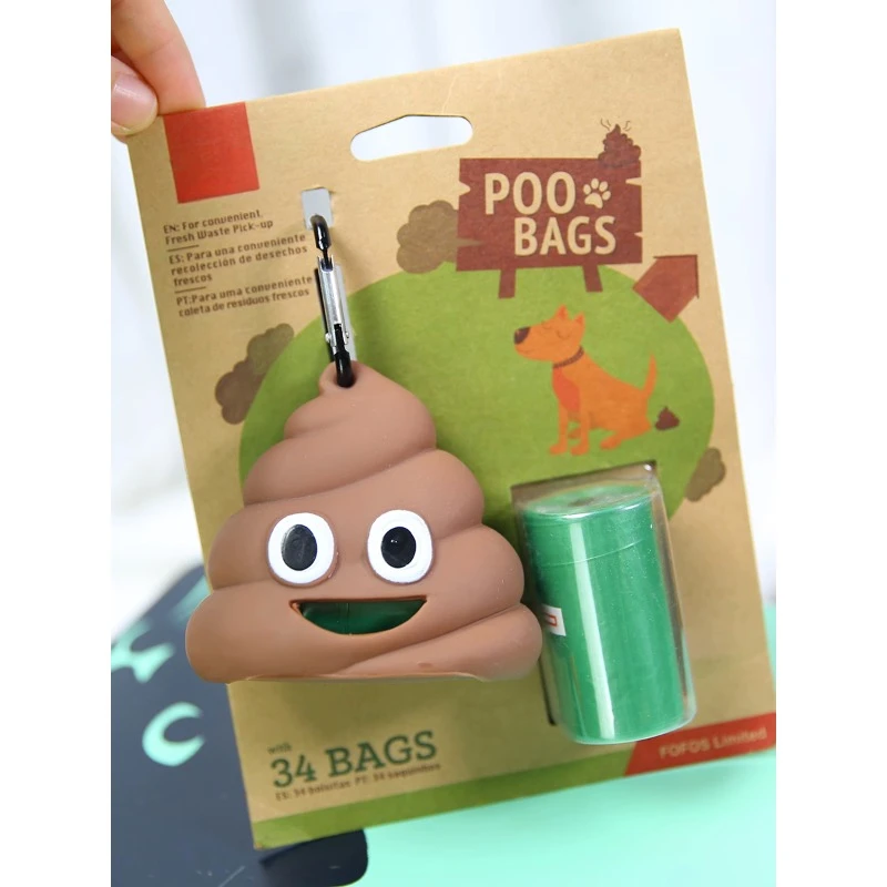 Toilet shaped pet toilet collector, toilet bag, silica gel, shatter resistant, fecal bag, dog walking, Bin bag