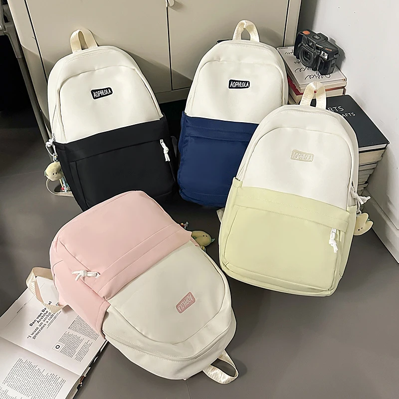 blush pink laptop backpack Mancro College for Women with 15.6 Inch Laptop Sleeve, Anti theft pocket Light Pink Mlassic Travel Laptop