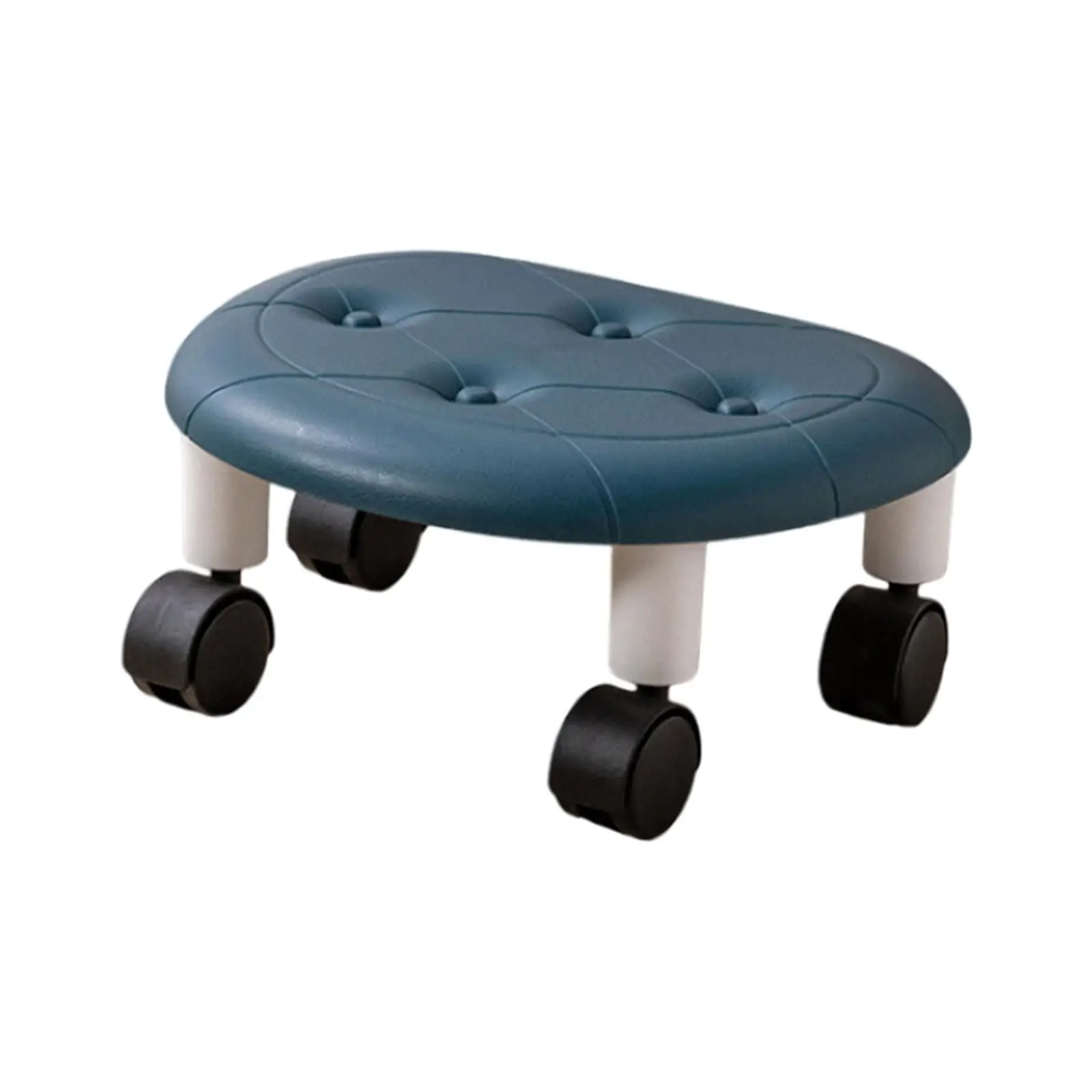 Low Roller Seat Stool 360° Rotating Rolling Stool Pulley Wheel Stool Low Height Rolling Stool Home fitness kid and Adult Office