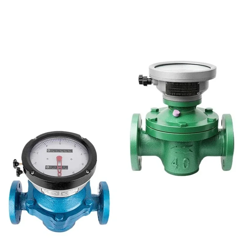 Elliptical gear flowmeter  chemical high pressure explosion-proof diesel heavy oil metering meter Liquid volume meter