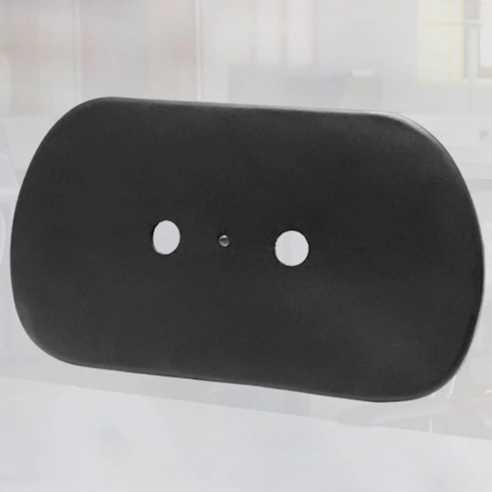 Almohadilla de respaldo para silla de oficina, respaldo de repuesto cómodo y fácil de instalar, color negro, para ordenador
