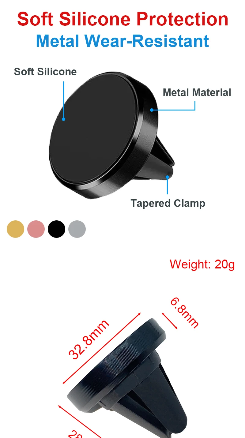 Universeller magnetischer Autotelefonhalter im Auto für iPhone 15 14 13 Samsung Magnet Air Vent Mount Handy-Unterstützung GPS – Detail 6